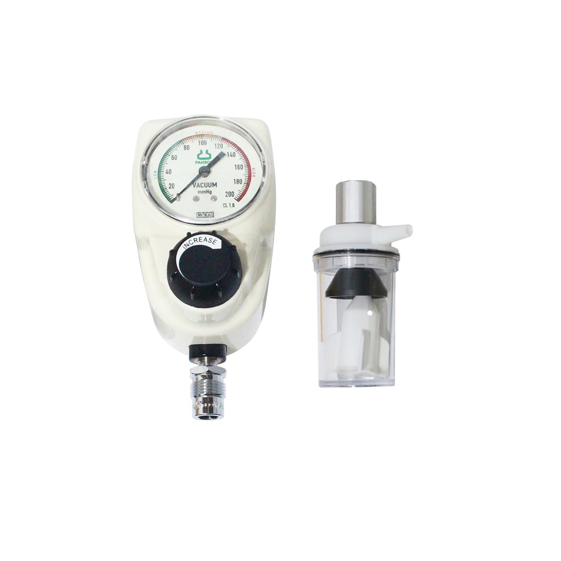 WALL SUCTION REGULATOR REGOFFFULL(0-200 mmHg)+SAFETY TRAP) BAYI