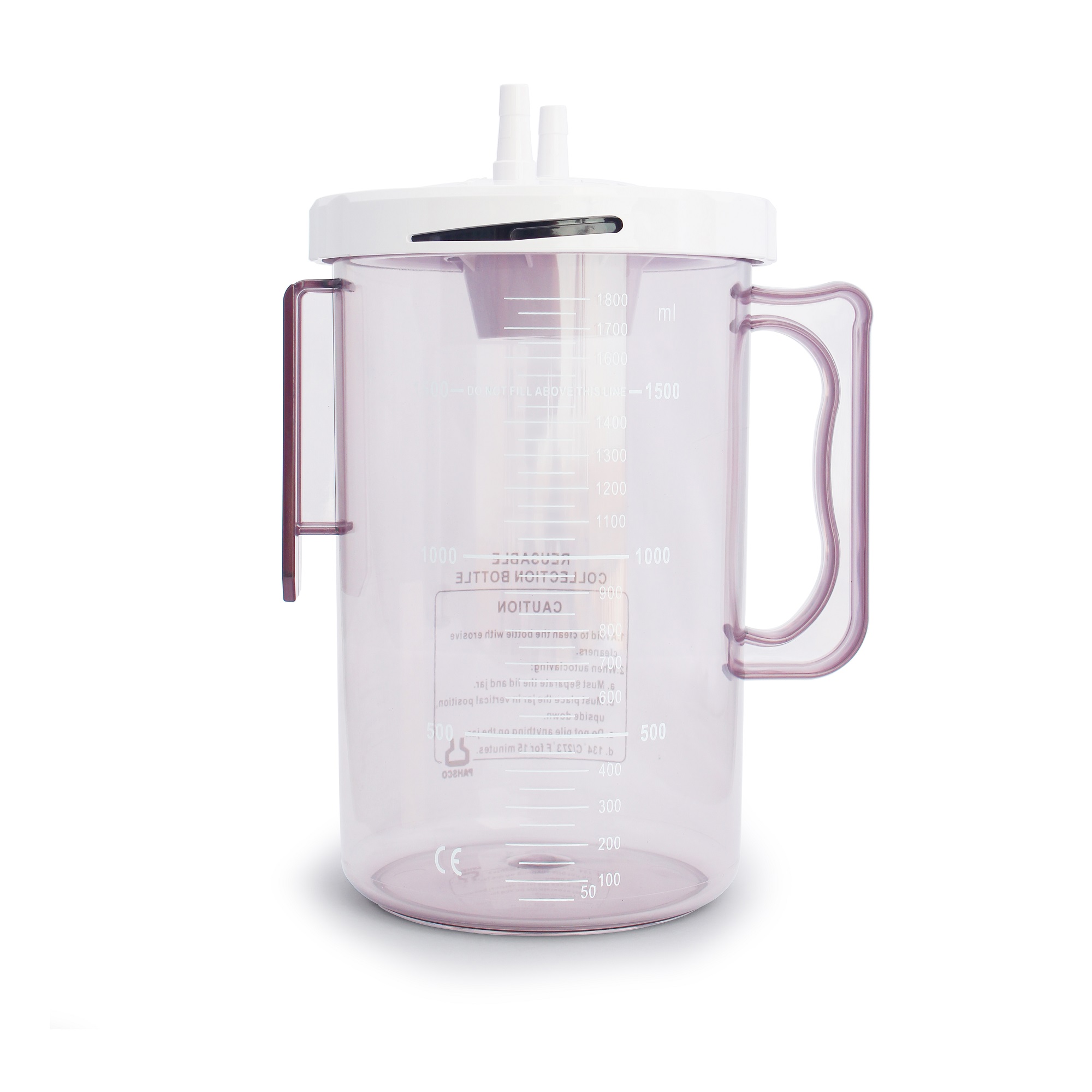 POLYSULFONE REUSABLE COLLECTION BOTTLE 1500 ML